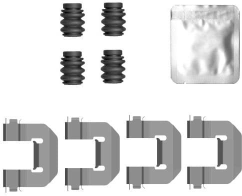 Accessory Kit, disc brake pad 82557600