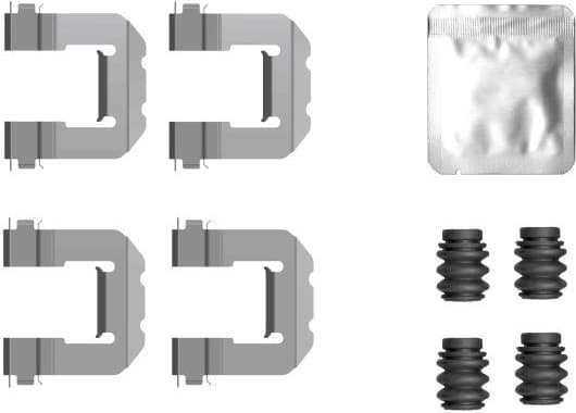 Accessory Kit, disc brake pad 82557700