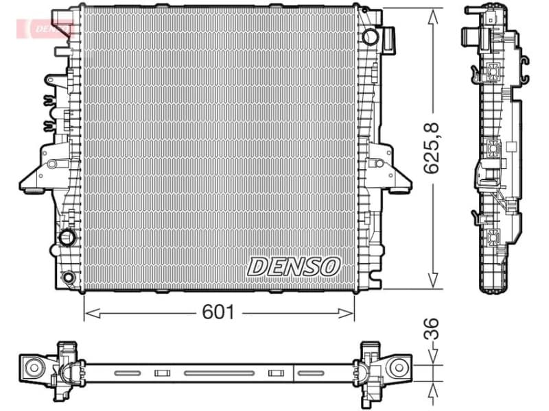 Radiator, engine cooling DRM14004