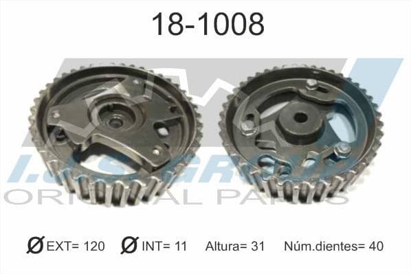 Gear/Sprocket, camshaft 18-1008 - image 2