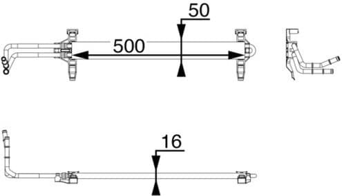 Oil Cooler, engine oil BEHR *** PREMIUM LINE *** CLC 81 000P - image 2