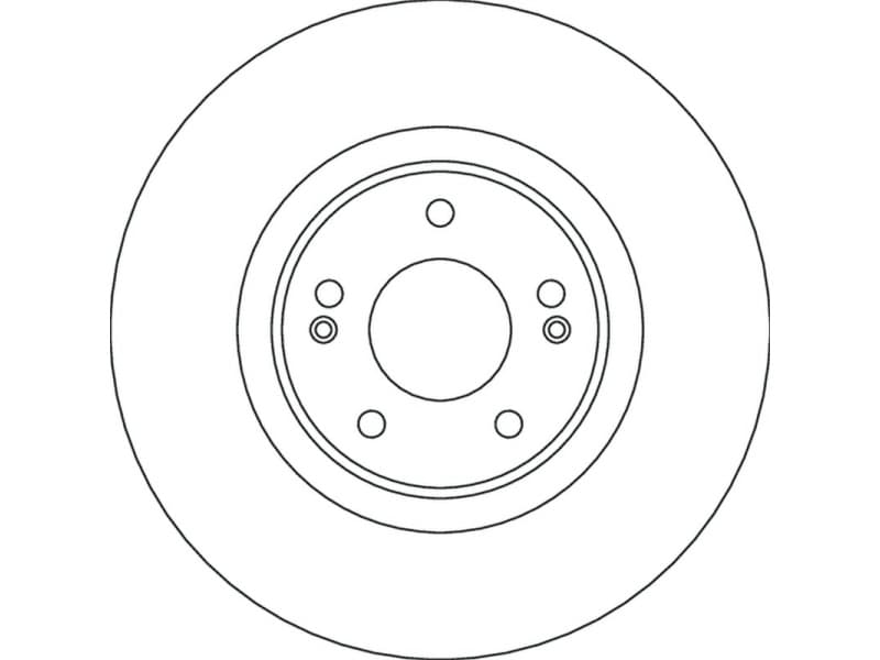 Brake Disc TRW SINGLE DF4632S