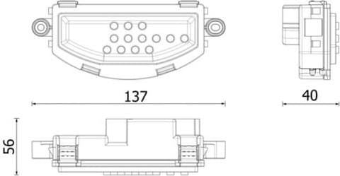 Regulator, interior blower BEHR *** PREMIUM LINE *** ABR 166 000P