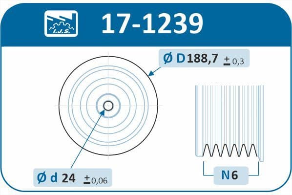 Belt Pulley, crankshaft Technology & Quality, Made in Spain 17-1239 - image 2