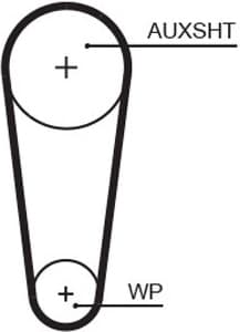 Water Pump & Timing Belt Kit PowerGrip™ KP65680XS - image 3