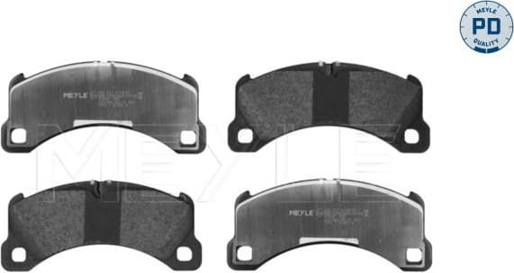 Brake Pad Set, disc brake MEYLE-PD: Advanced performance and design. 025 257 0116/PD