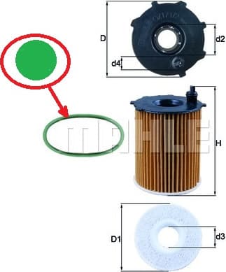 Filter oil OX171/2D1