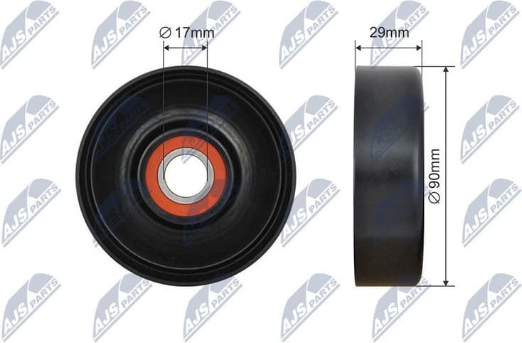 Tensioner Pulley, V-ribbed belt RNK-LR-020