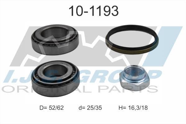 Wheel Bearing Kit Technology & Quality 10-1193 - image 2