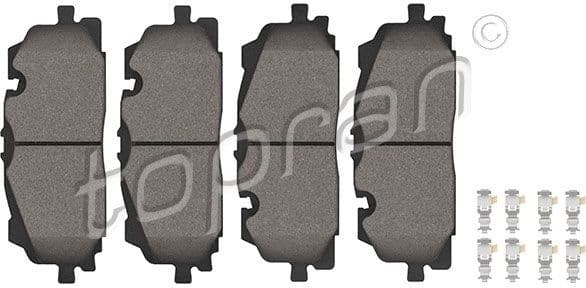 Brake Pad Set, disc brake 117 686