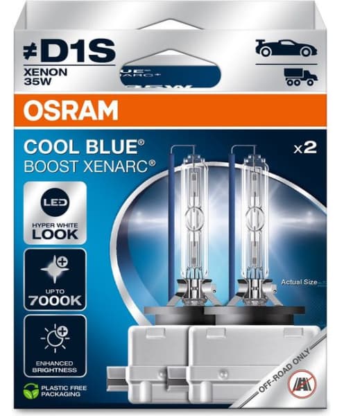 Osram Bulbs D1S XENARC COOL BLUE BOOST Next. Gen. 2vn - Autoera