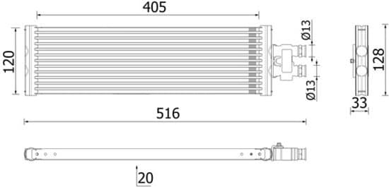 Oil Cooler, automatic transmission BEHR *** PREMIUM LINE *** CLC 295 000P - image 10