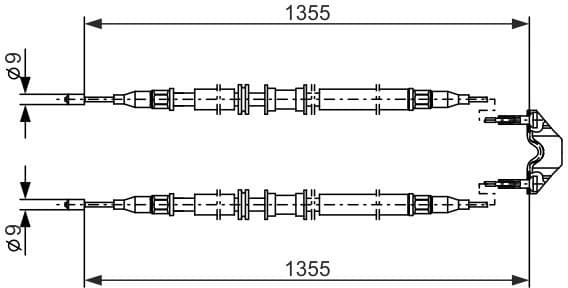 Cable Pull, parking brake 1987477868
