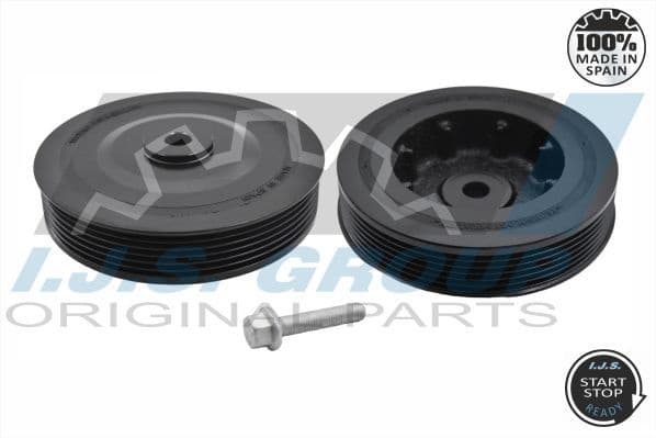 Belt Pulley Set, crankshaft Technology & Quality, Made in Spain 17-1024SET - image 2