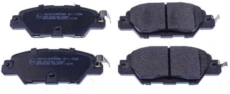 Brake Pad Set, disc brake B111588
