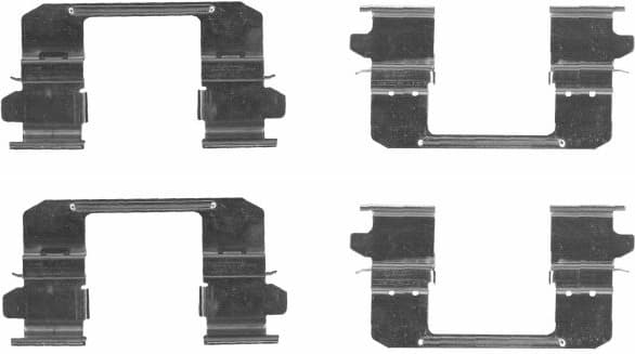 Accessory Kit, disc brake pad 82542600