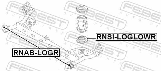 Bushing, axle beam RNAB-LOGR - image 2