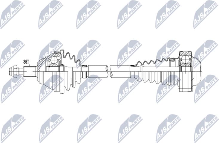 Drive Shaft NPW-VW-215