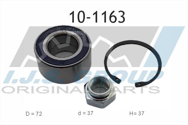 Wheel Bearing Kit Technology & Quality 10-1163 - image 2