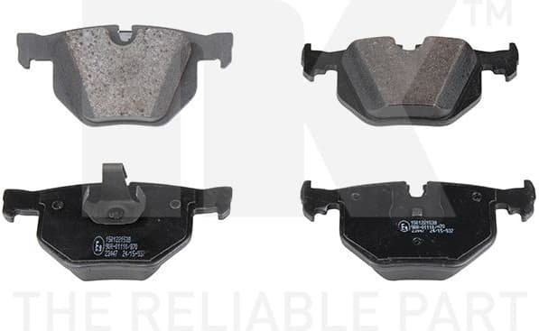 Brake Pad Set, disc brake 221538