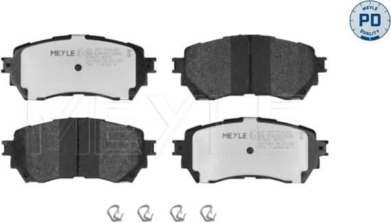 Brake Pad Set, disc brake MEYLE-PD: Advanced performance and design. 025 257 2516/PD