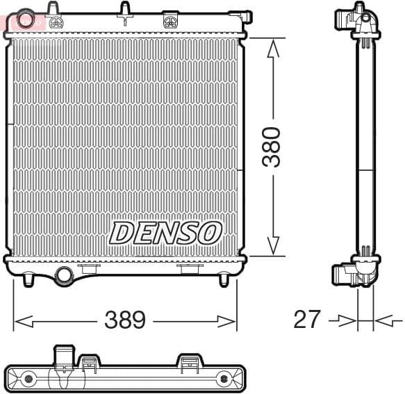 Radiator, engine cooling DRM21108
