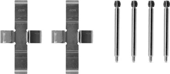 Accessory Kit, disc brake pad 1987474055