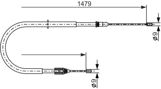 Cable Pull, parking brake 1987477647 - image 5