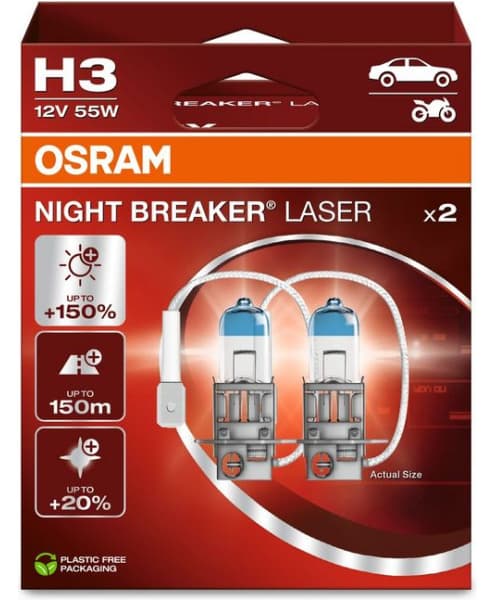 Bulb, cornering light NIGHT BREAKER® LASER 64151NL-2HB