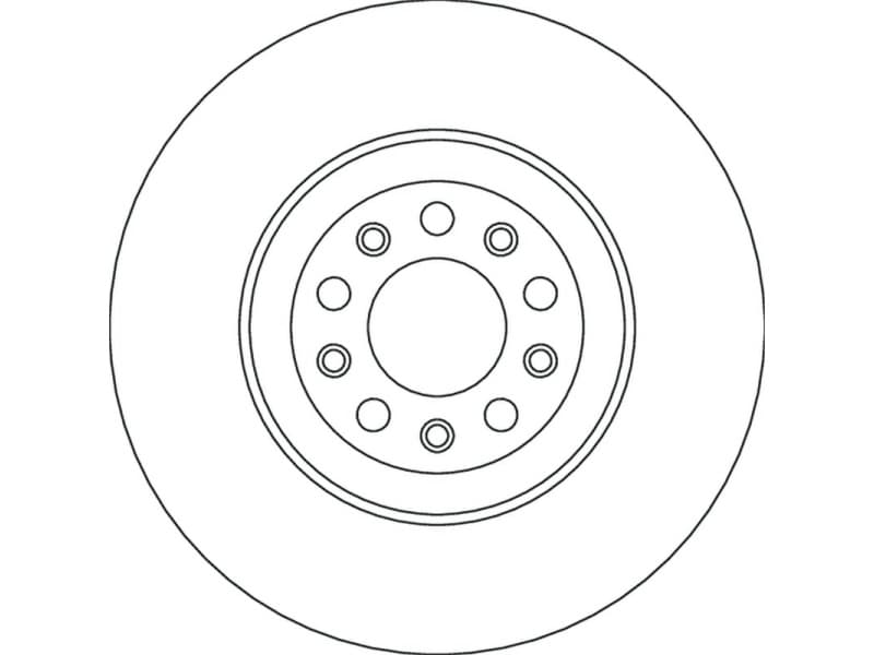 Brake Disc TRW SINGLE DF6551S