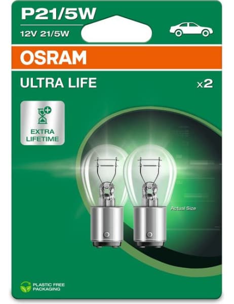 Bulb, daylight running/position light ULTRA LIFE 7528ULT-2BL