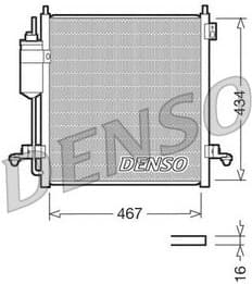 Condenser, air conditioning DCN45001