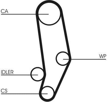 Timing Belt CT704 - image 2