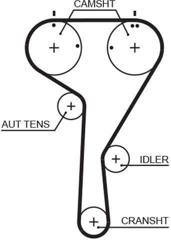 Water Pump & Timing Belt Kit PowerGrip™ KP75680XS-4 - image 2