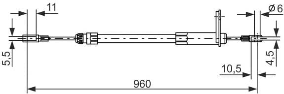 Cable Pull, parking brake 1 987 477 219 - image 5
