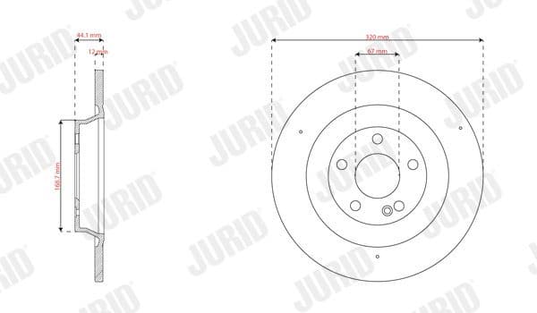 Brake Disc COAT+ 563645JC - image 2