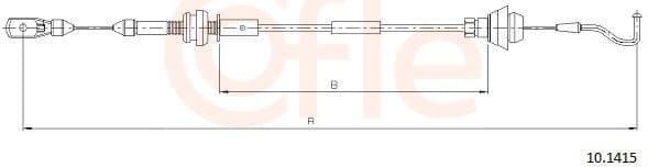 Accelerator Cable 92.10.1415