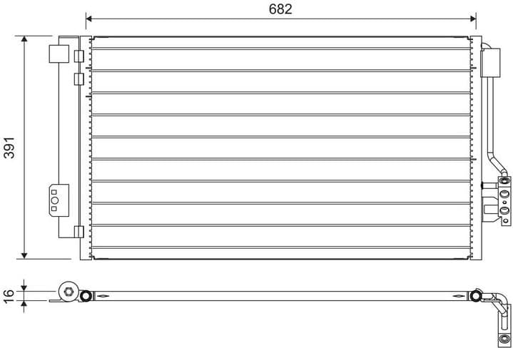 Condenser, air conditioning 817842