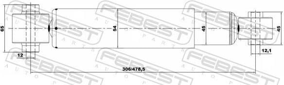 Shock Absorber 02650920R - image 2