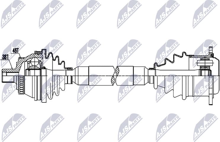 Drive Shaft NPW-AU-093