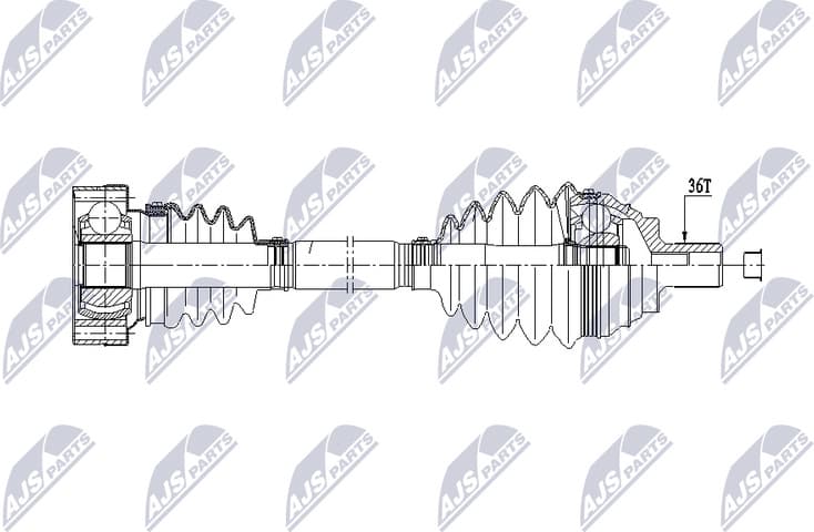 Drive Shaft NPW-VW-213