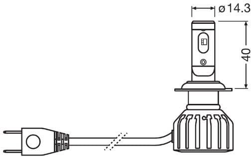Bulb, headlight TRUCKSTAR LED H7 64215DWTS-2HFB - image 3