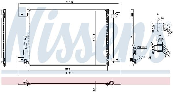 Condenser, air conditioning ** FIRST FIT ** 940974