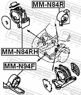Mounting, engine MM-N84R - image 2