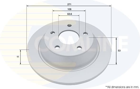 Brake Disc COATED ADC5060