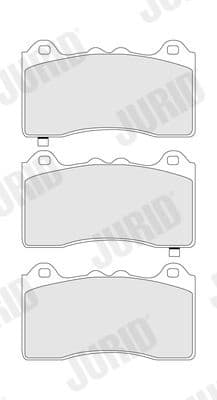 Brake Pad Set, disc brake 574229J