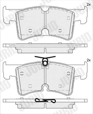 Brake Pad Set, disc brake 574281J - image 2