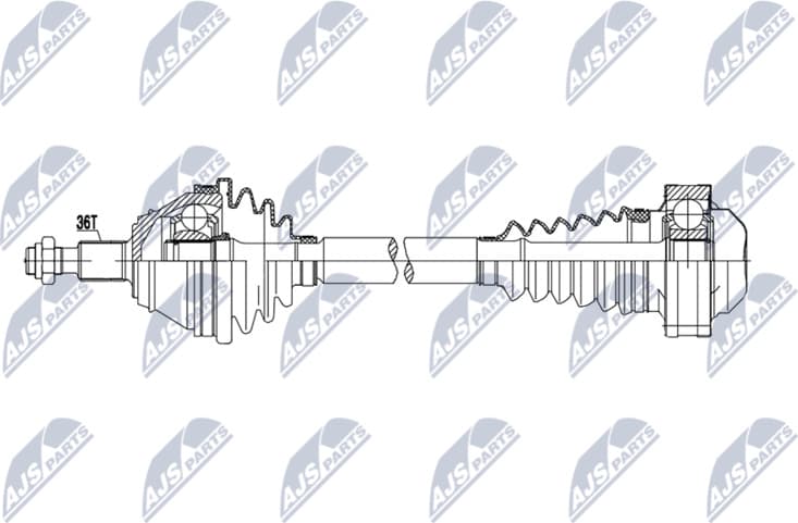 Drive Shaft NPW-VW-216