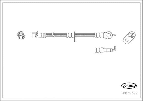 Brake Hose 49439743 - image 2