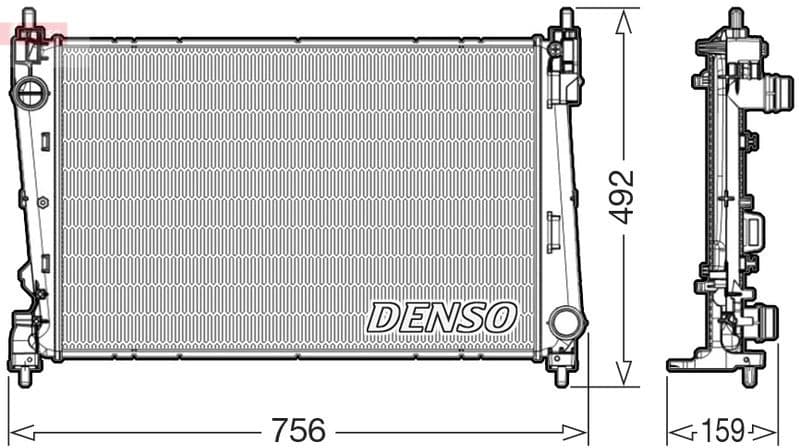 Radiator, engine cooling DRM09178